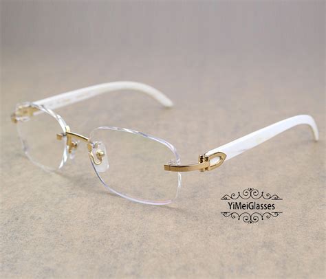 cartier buffalo horn frame.